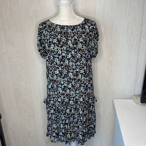 Current Air•Anthropologie•Floral Drop Waist Dress•Size S
